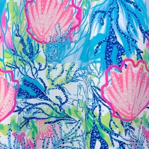 Lulu B Vibrant Ruffle Neck Dress